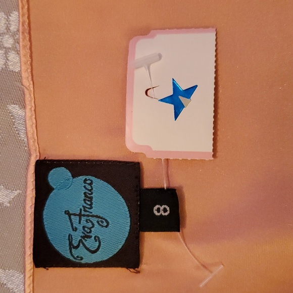 Size 8 - Eva Franco Silk Camisole Butterfly Peachy Pink BNWT - Picture 5 of 8